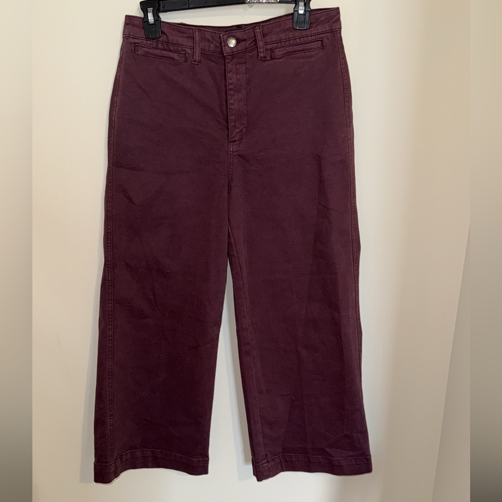 Purple Wide Leg Pants
